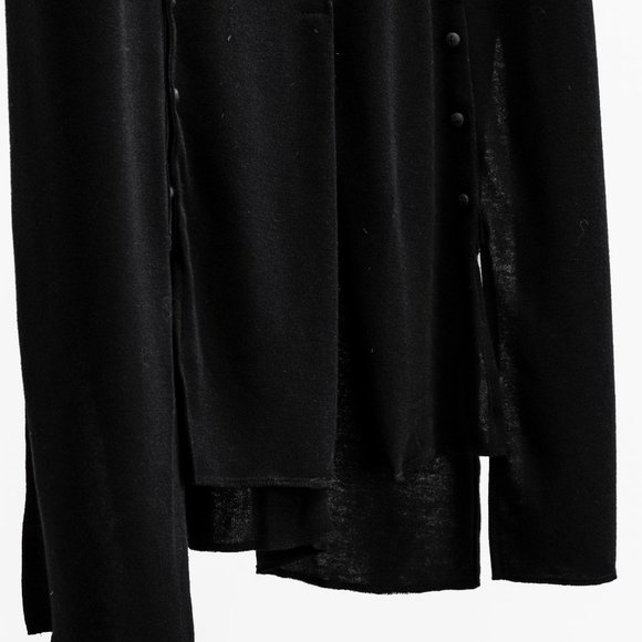 Lotus Eaters Long Black Button Cardigan - Picture 7 of 8